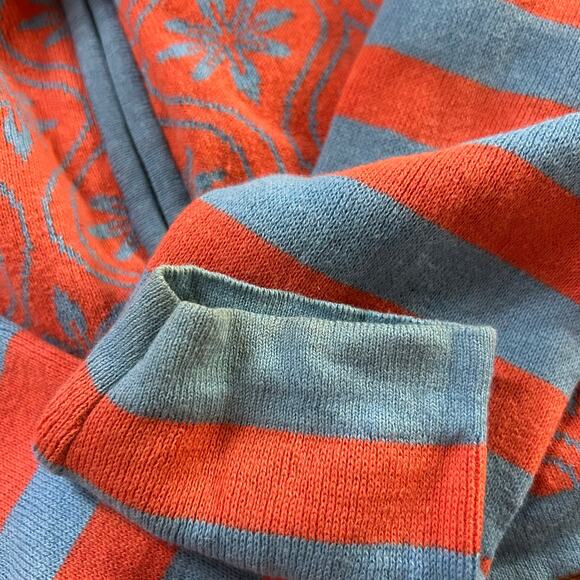 Neve Electra Mixed Print Full Zip Hood Sweater Womens Medium Stripes Outdoors - Picture 4 of 7